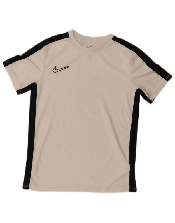 Nike T-Shirt für Jungen, 12–13 Jahre, groß, gebrochenes Weiß, Polyester, Sport