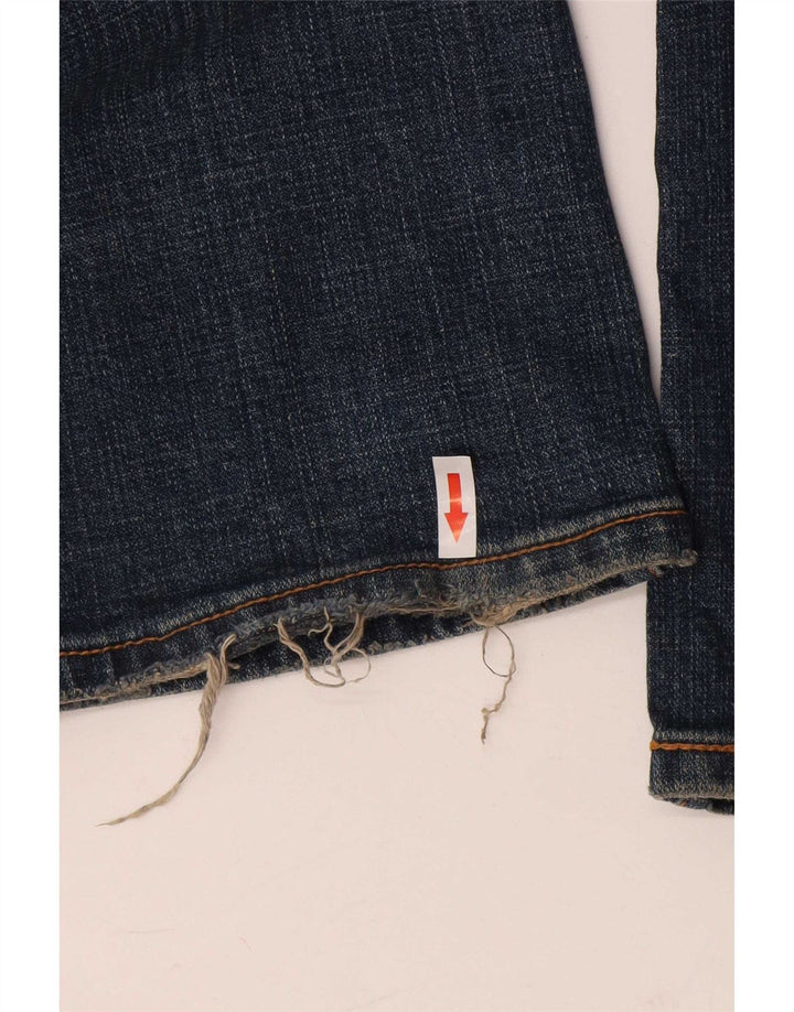 Levi's Damen 545 Low Bootcut Jeans US 12 Large W34 L31 Blaue Baumwolle