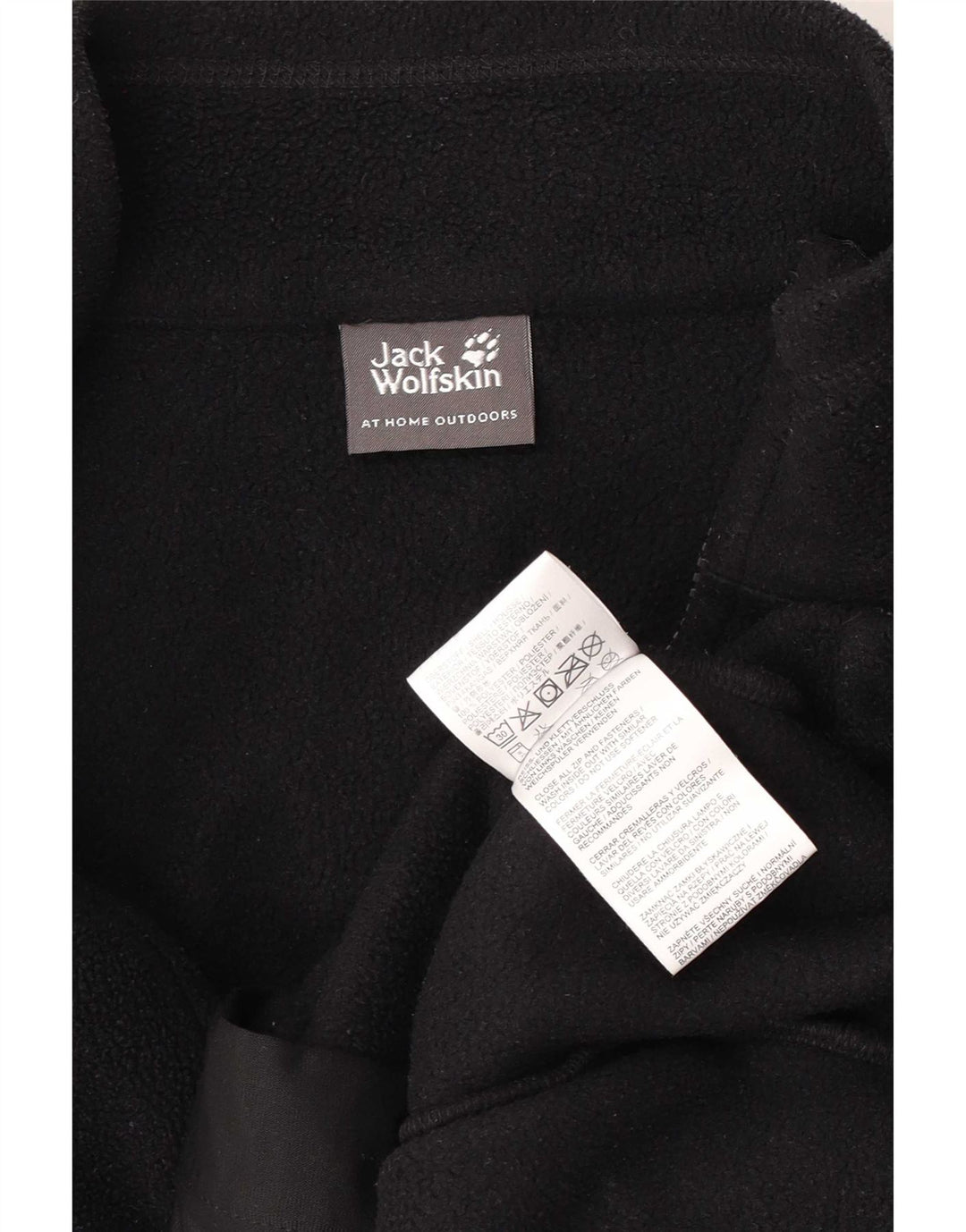 Jack Wolfskin Herren Liner Fleecejacke UK 40 Large Schwarz Polyester