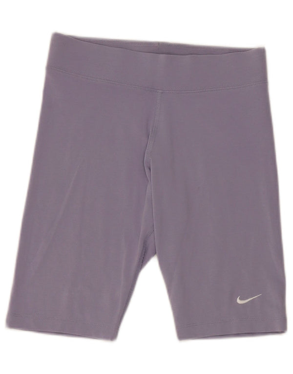 Nike Womens Sport Shorts UK 8 Small Purple
