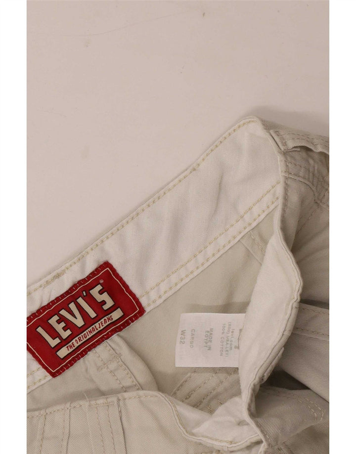 Levi's Herren Cargoshorts W32 Beige Baumwolle