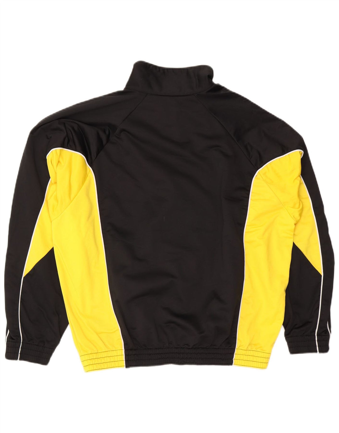 Errea Herren-Trainingsanzug-Oberteil, Jacke, groß, schwarzes Farbblock-Polyester