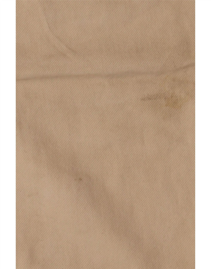 Les Copains Damen Tapered Jeans W33 L32 Beige Baumwolle
