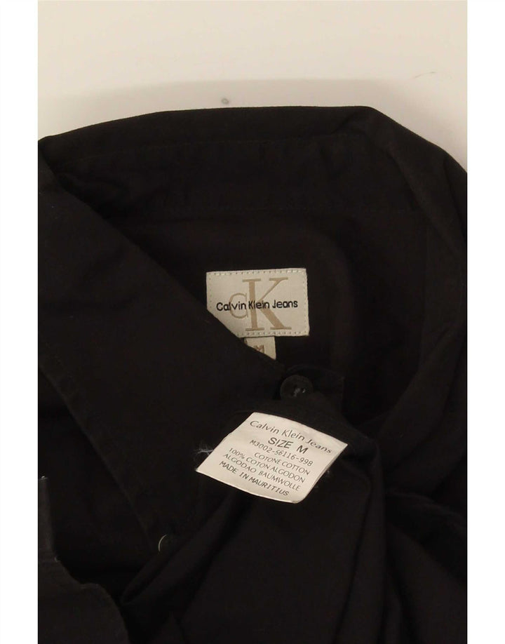 Calvin Klein Jeans Herrenhemd Mittelschwarze Baumwolle