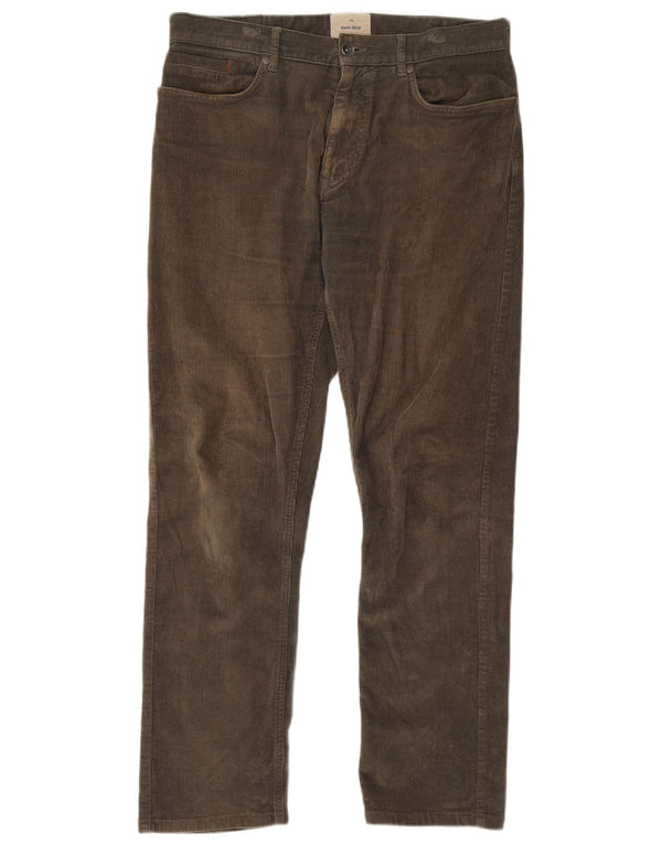 White Stuff Gerade Cordhose für Herren, W32, L29, Khaki, Baumwolle