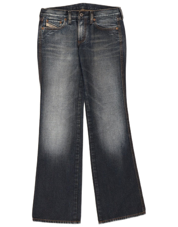 Diesel Bootcut-Jeans für Damen, W28, L31, marineblaue Baumwolle