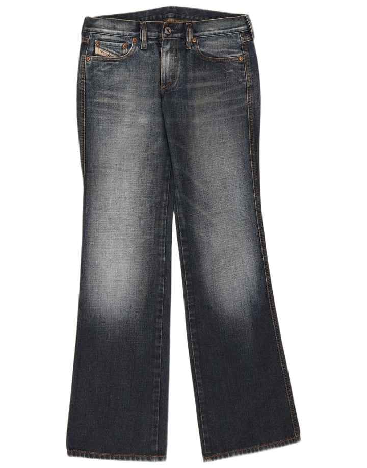 Diesel Bootcut-Jeans für Damen, W28, L31, marineblaue Baumwolle