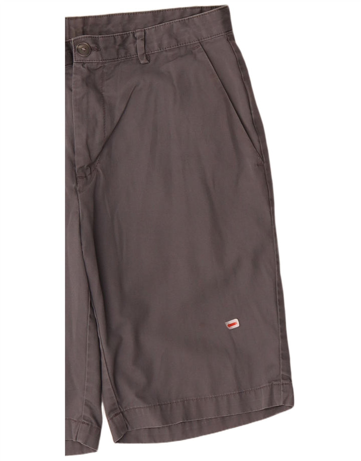 CALVIN KLEIN Herren Chinoshorts W30 mittelgraue Baumwolle