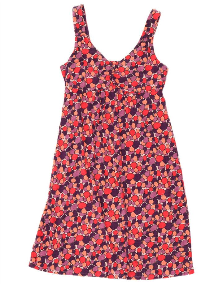 Boden Damen ärmelloses A-Linien-Kleid, Größe M, mehrfarbig, Blumenmuster