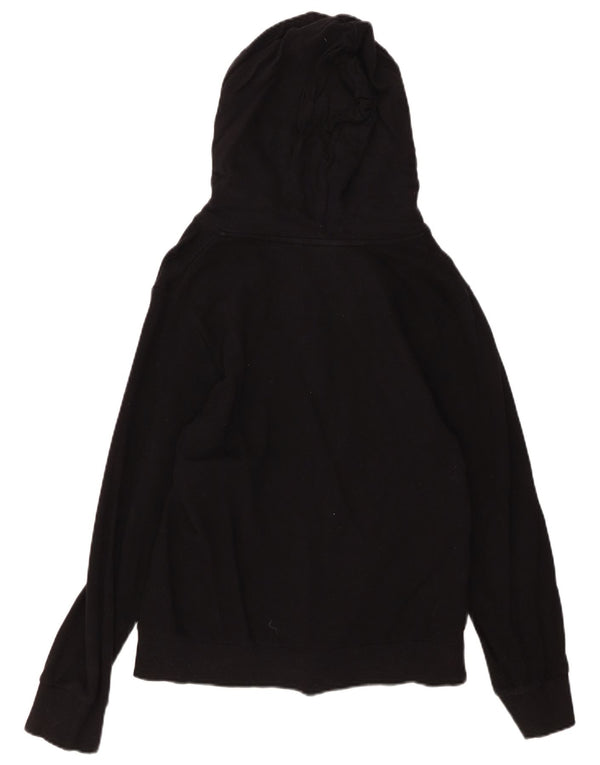 UMBRO Mädchen-Kapuzenpullover mit Reißverschluss, 13–14 Jahre, XL, schwarze Baumwolle