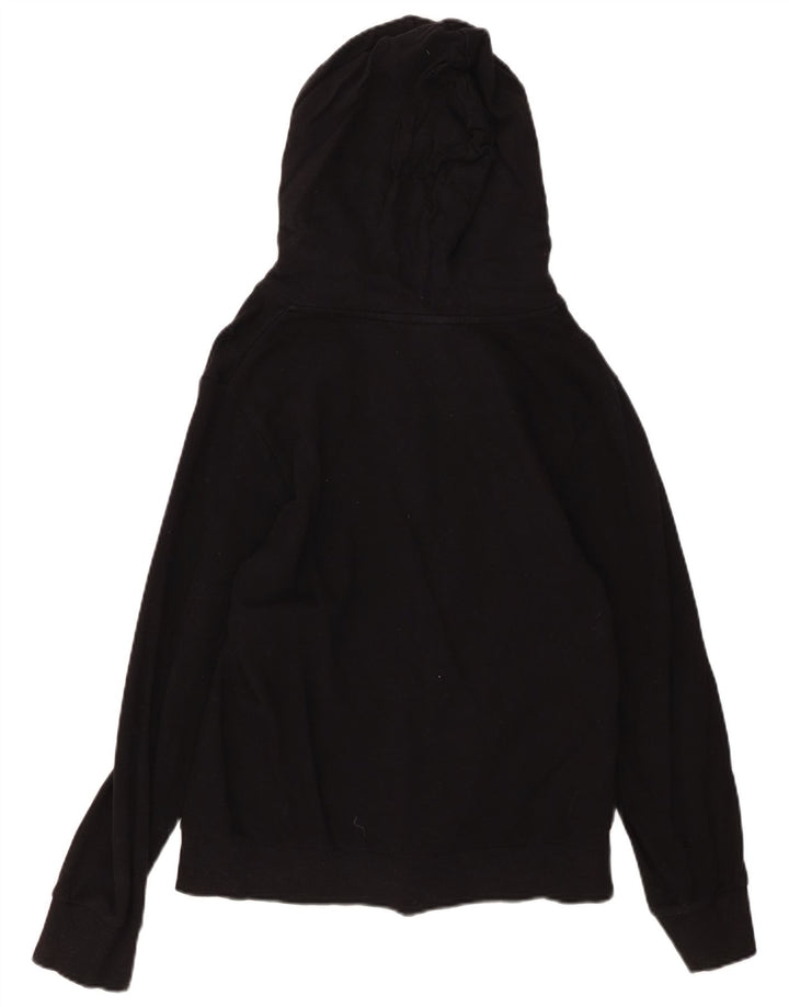 UMBRO Mädchen-Kapuzenpullover mit Reißverschluss, 13–14 Jahre, XL, schwarze Baumwolle