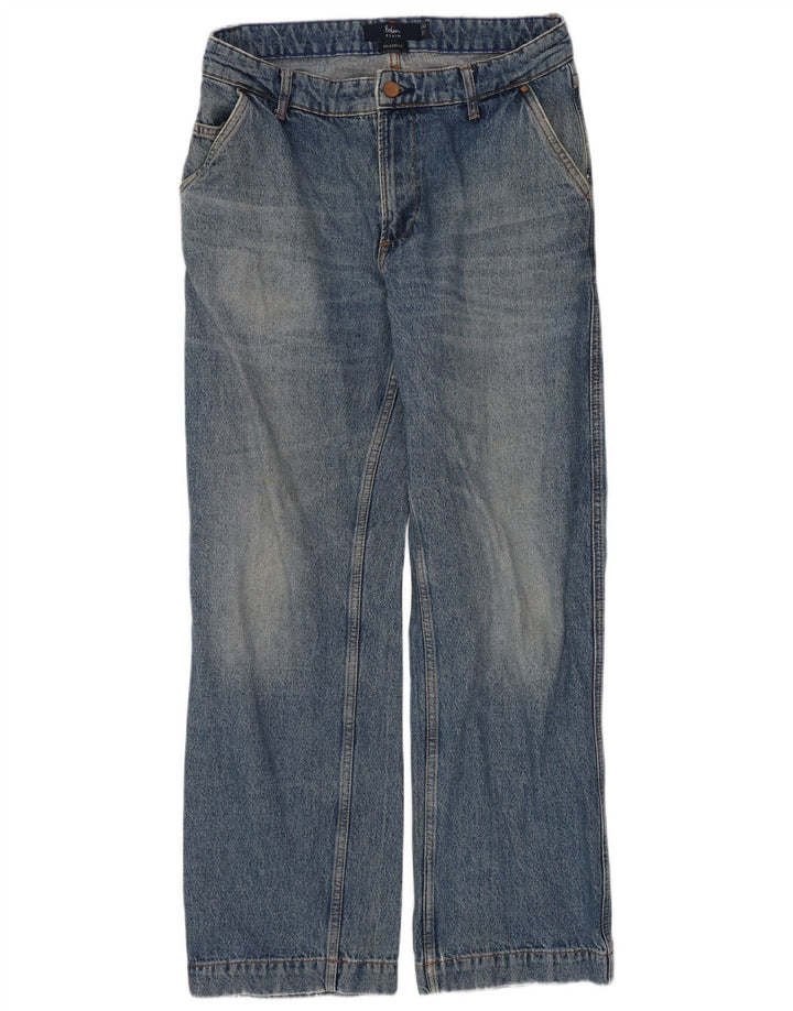 Boden Damen Loose Jeans W32 L29 Blaue Baumwolle