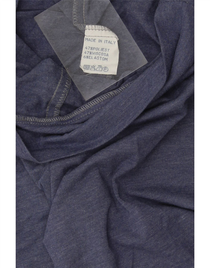VINTAGE Womens Stirrup Leggings UK 10 Small Blue Polyester Vintage Vintage and Second-Hand Vintage from Messina Hembry 