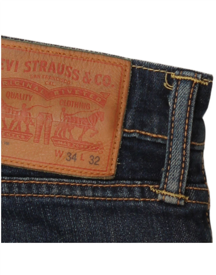 Levi's Herren 511 Slim Jeans W34 L32 Marineblau Baumwolle