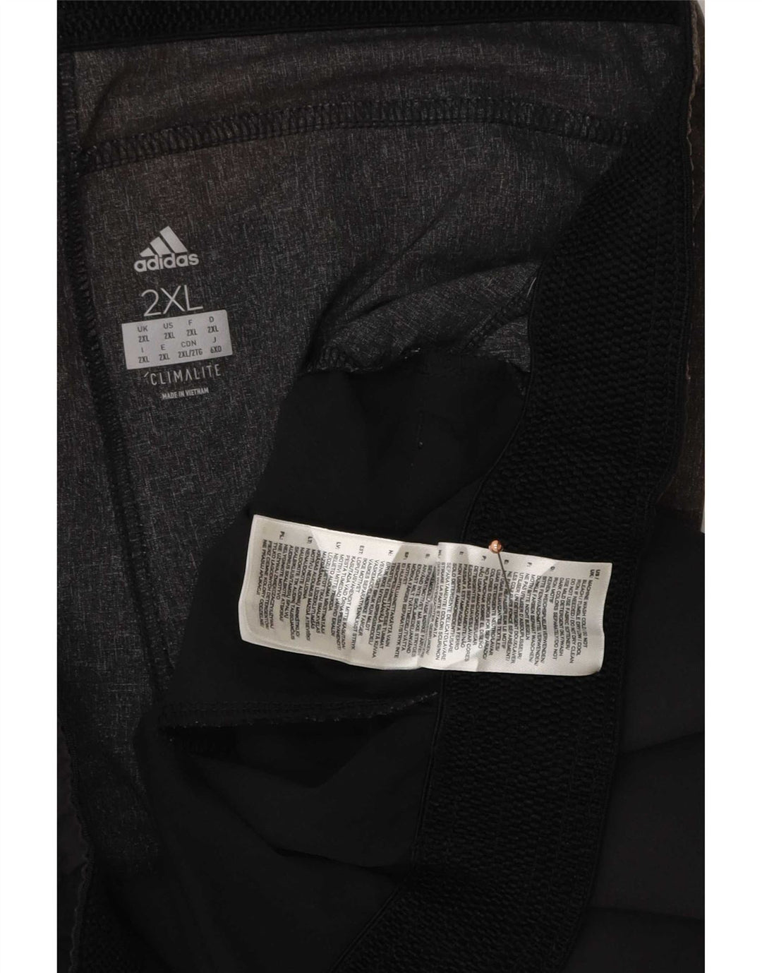 Adidas Herren Climalite Sport Shorts 2XL Schwarz Colourblock Polyester
