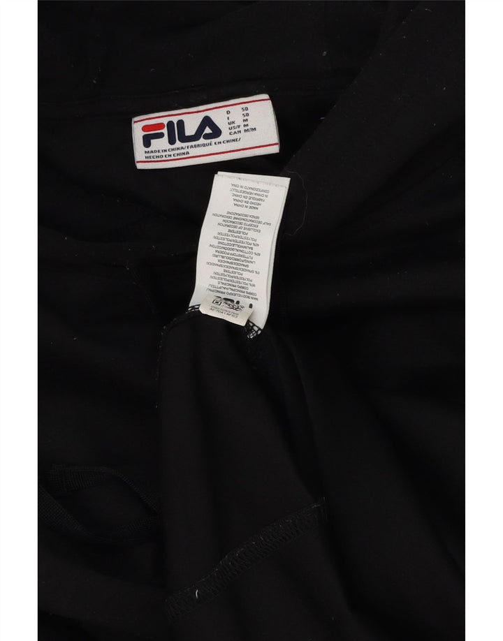 Fila Herren Kapuzenpullover Medium Schwarz Polyester
