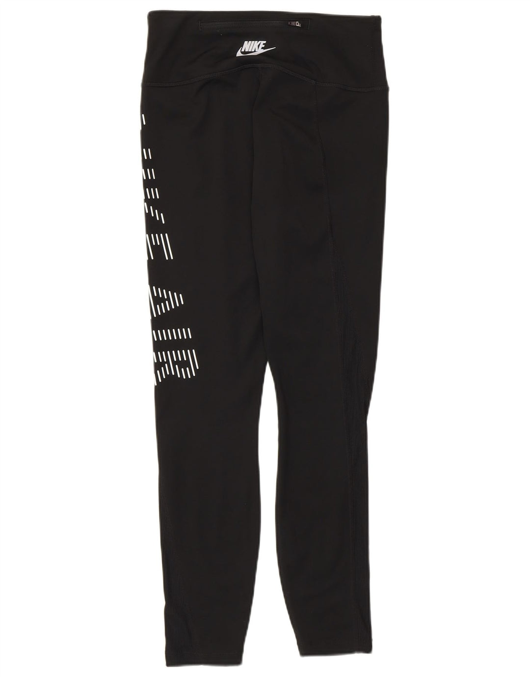 Nike Damen Dri Fit Graphic Leggings UK 8 Small Schwarz