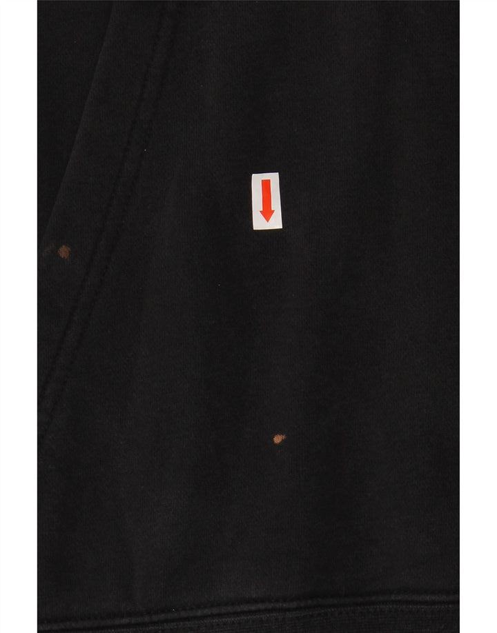 NIKE Herren-Kapuzenpullover, groß, schwarze Baumwolle