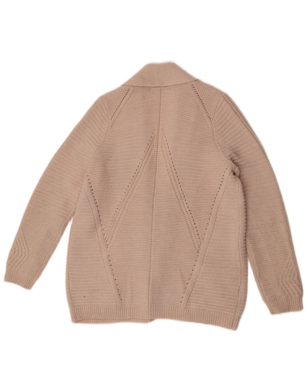 Marks & Spencer Offener Damen-Cardigan-Pullover UK 16 Large Beige Acryl
