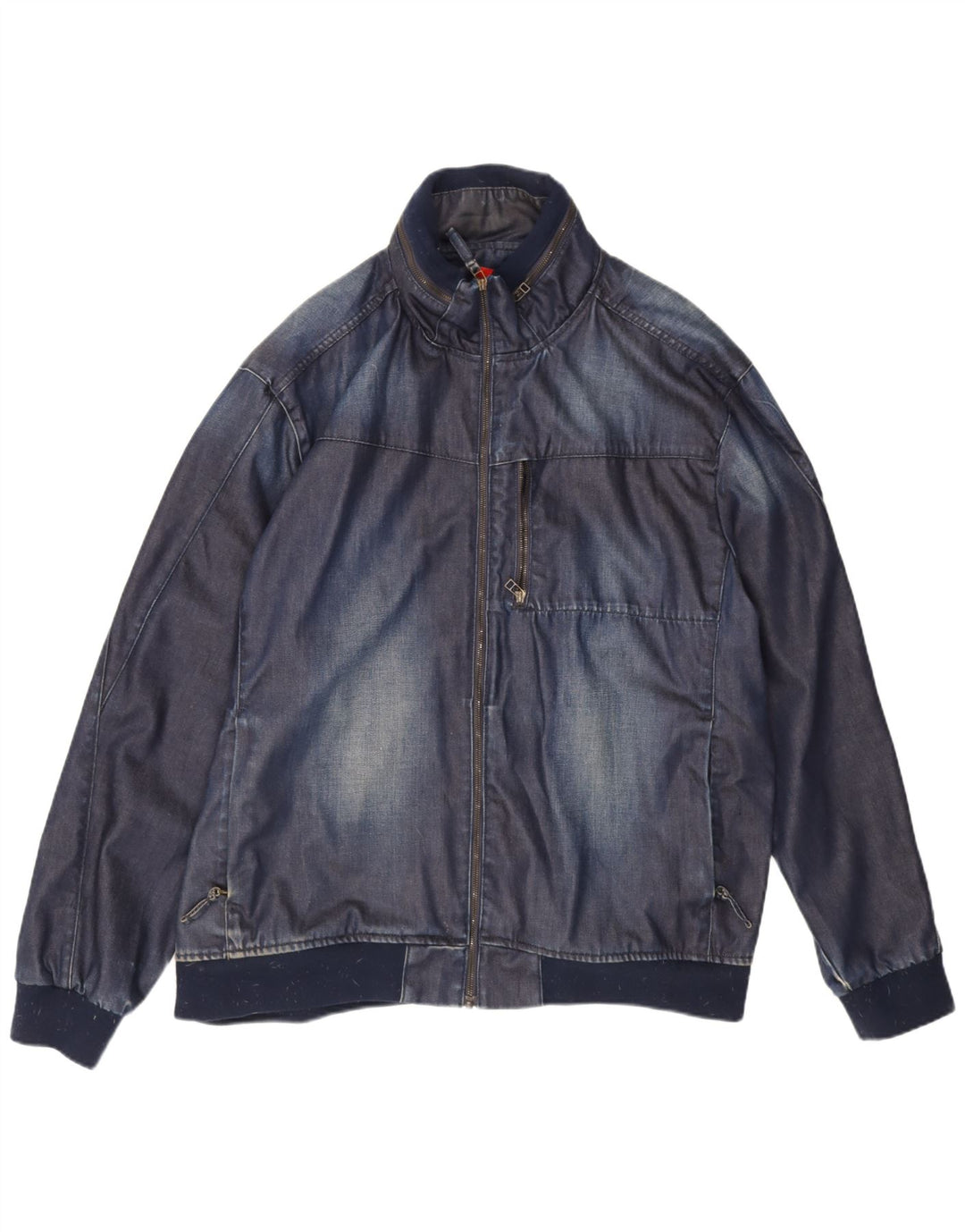 Engelbert Strauss Herren Jeansjacke UK 46 3XL Blaue Baumwolle