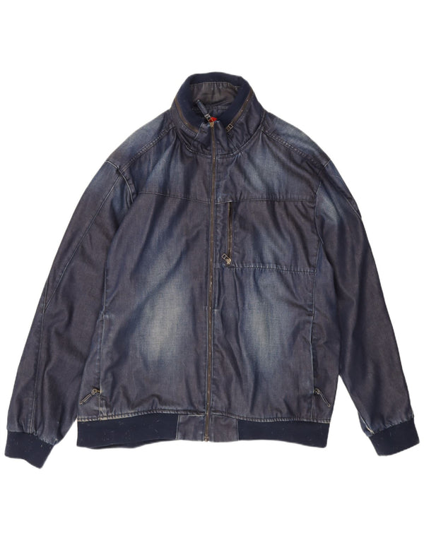 Engelbert Strauss Herren Jeansjacke UK 46 3XL Blaue Baumwolle