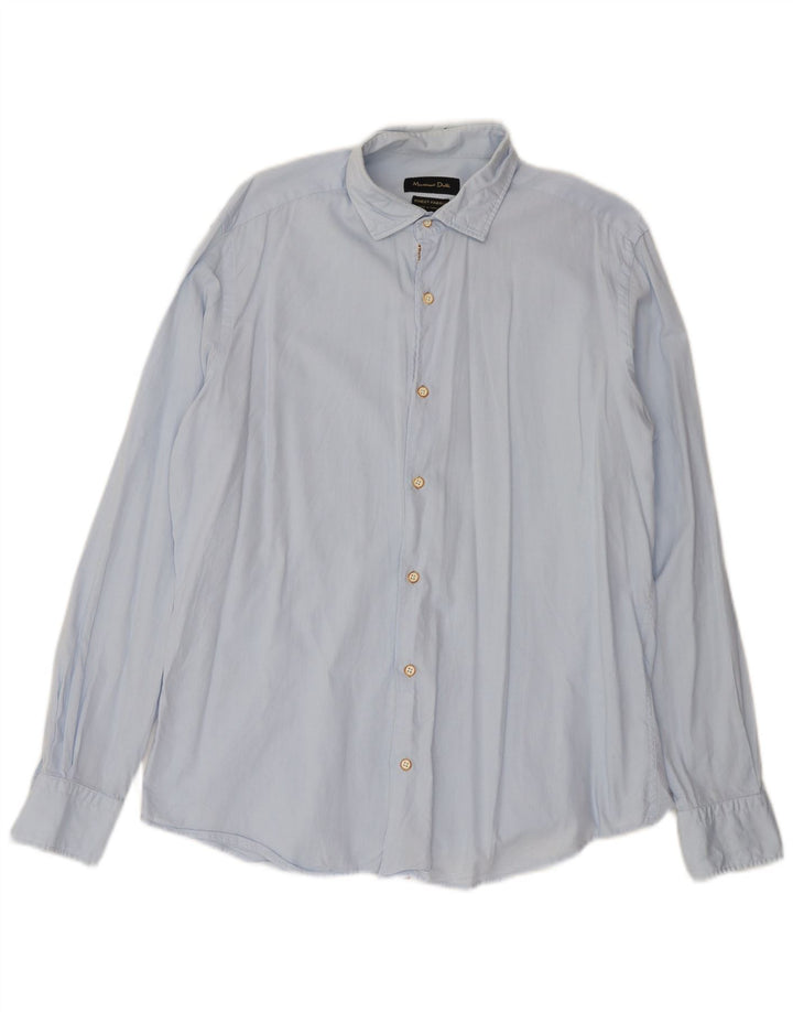 Massimo Dutti Herrenhemd Large Blau