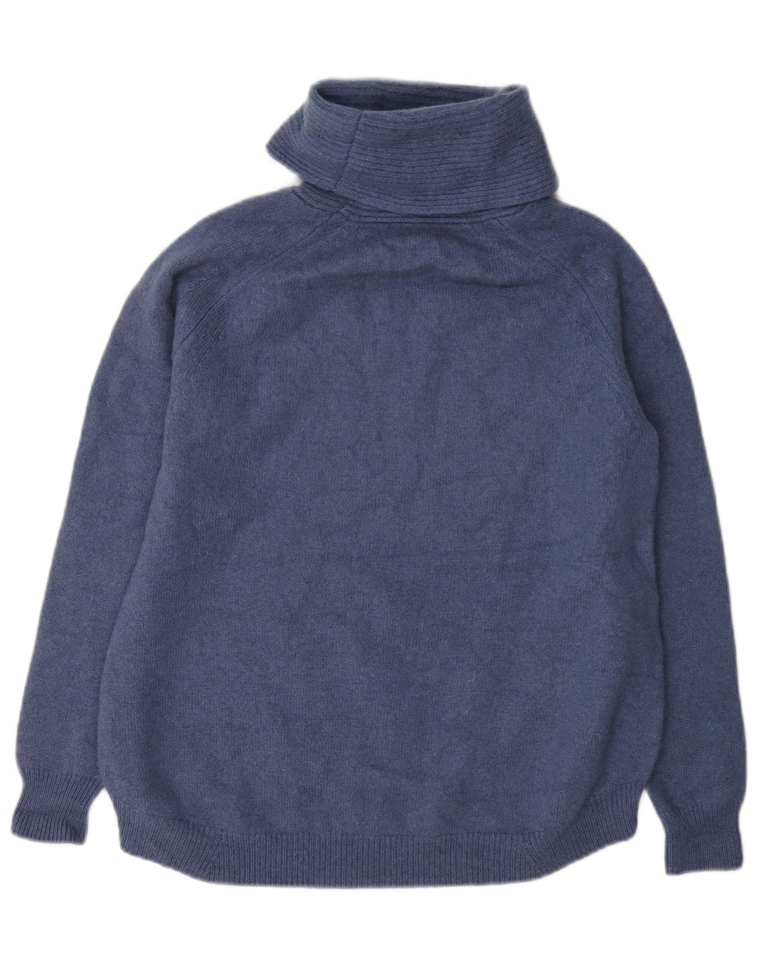 Massimo Dutti Damen-Pullover mit Rollkragen, Gr. 10, Größe S, Blau