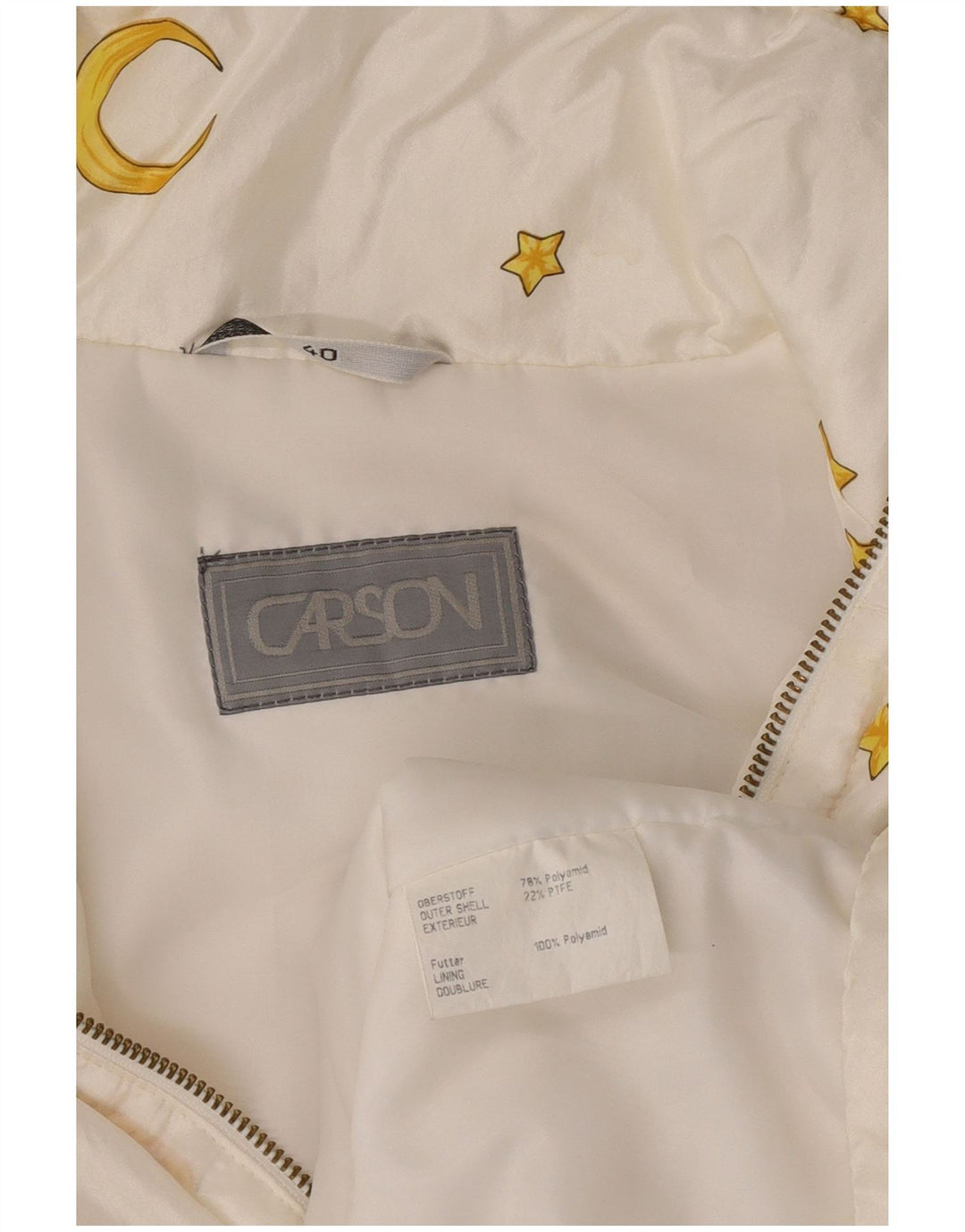 Carson Womens Graphic Pullover Windjacke EU 40 Mittelweiß