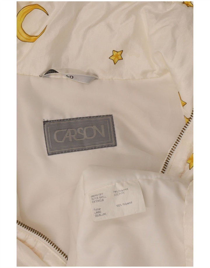 Carson Womens Graphic Pullover Windjacke EU 40 Mittelweiß