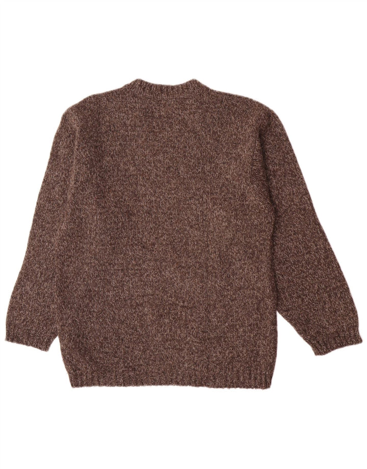 Calvin Klein Herren Pullover mit V-Ausschnitt Mittelbraun