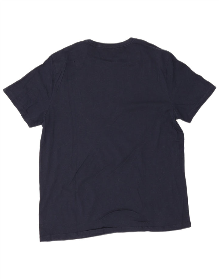 Gap Herren-T-Shirt mit Grafik, groß, marineblau, Baumwolle