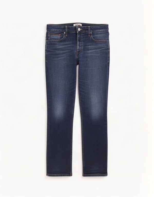 Tommy Hilfiger Mens Slim Jeans W36 L31 Blue Cotton
