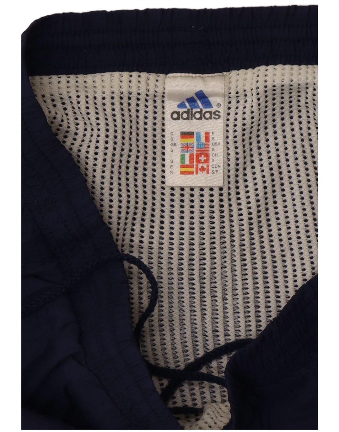 ADIDAS Herren Badeshorts mit Grafik, Größe S, Marineblau, Polyamid