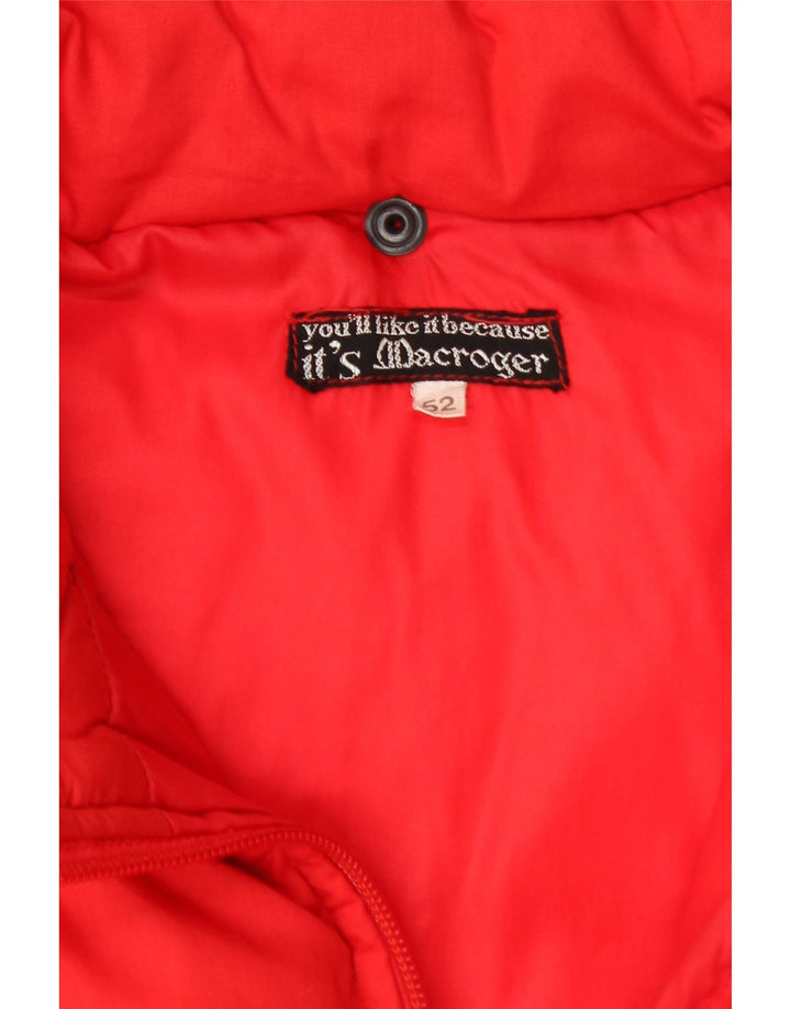Vintage Herren Skijacke IT 52 XL Rot