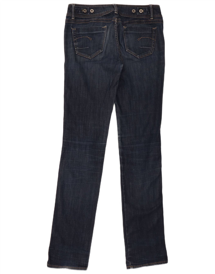 G-Star Damen Straight Jeans W29 L36 Marineblaue Baumwolle