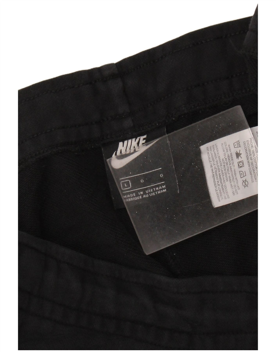 Nike Damen Sportshorts UK 16 Large Schwarz Baumwolle