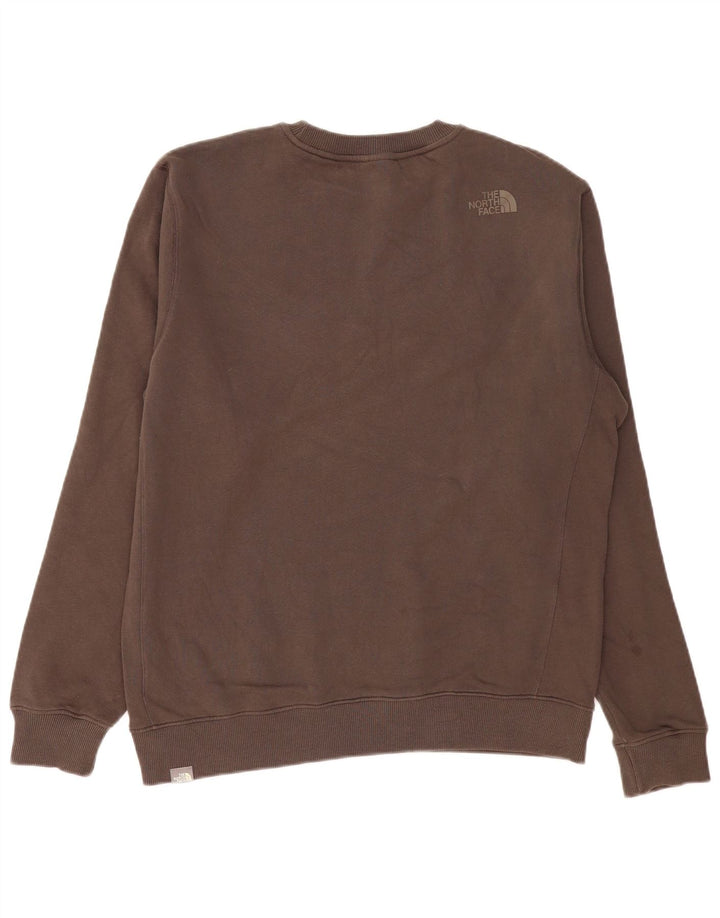 The North Face Herren-Sweatshirt mit Grafik, groß, braune Baumwolle