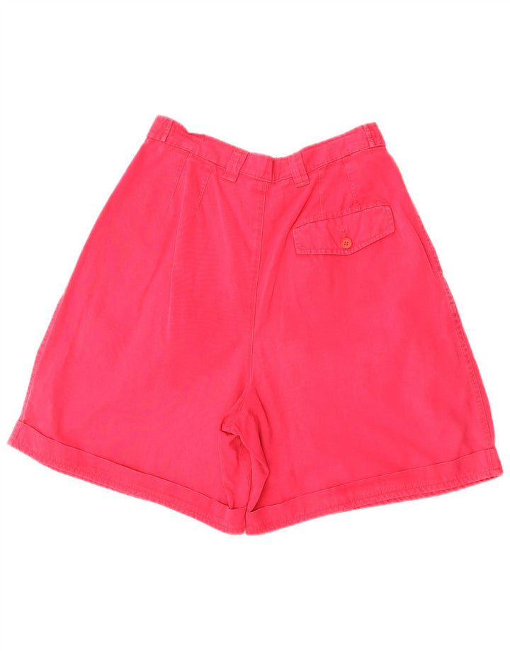 TRUSSARDI Damen-Freizeitshorts mit hoher Taille, Größe IT 44, Mittel W28, Rot