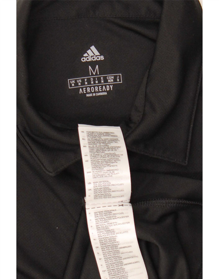 Adidas Herren Aeroready Poloshirt Medium Schwarz Polyester