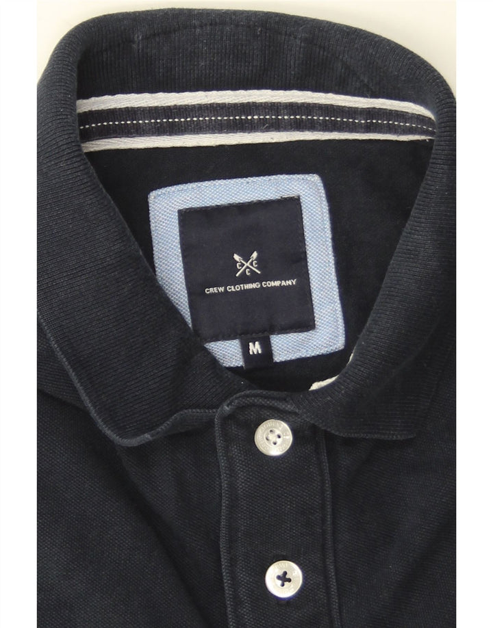 Crew Clothing Herren-Poloshirt aus mittelblauer Baumwolle