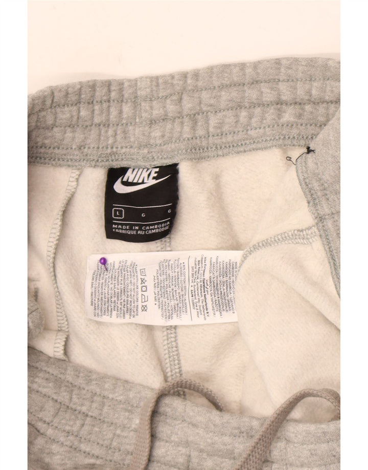 Nike Herren-Trainingshose, Jogginghose, groß, graue Baumwolle