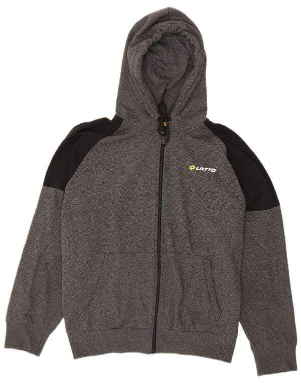 Lotto Herren Life's Zip Hoodie Pullover 2XL Grau Colourblock Polyester
