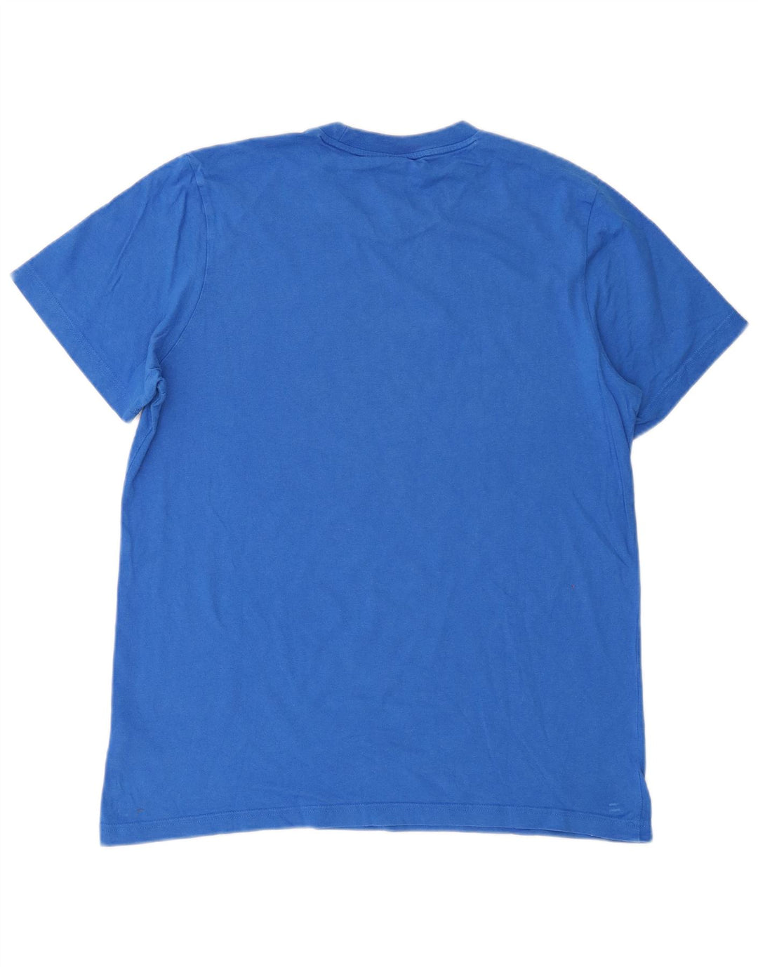 Adidas Herren Grafik T-Shirt Top Große blaue Baumwolle
