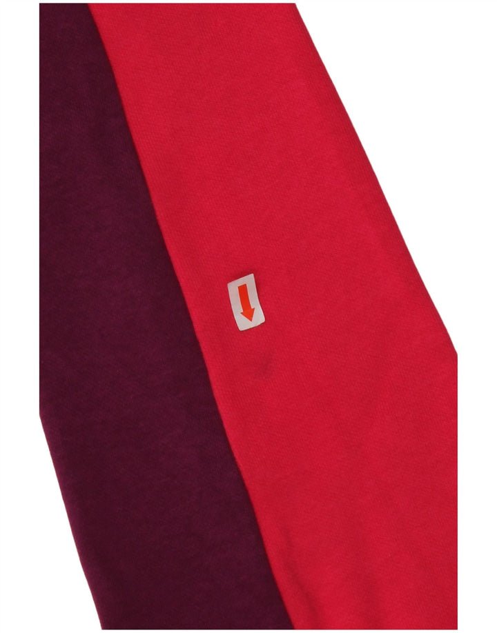 PUMA Mädchen-Kapuzenpullover mit Grafik, 11–12 Jahre, rosa, Colourblock-Baumwolle