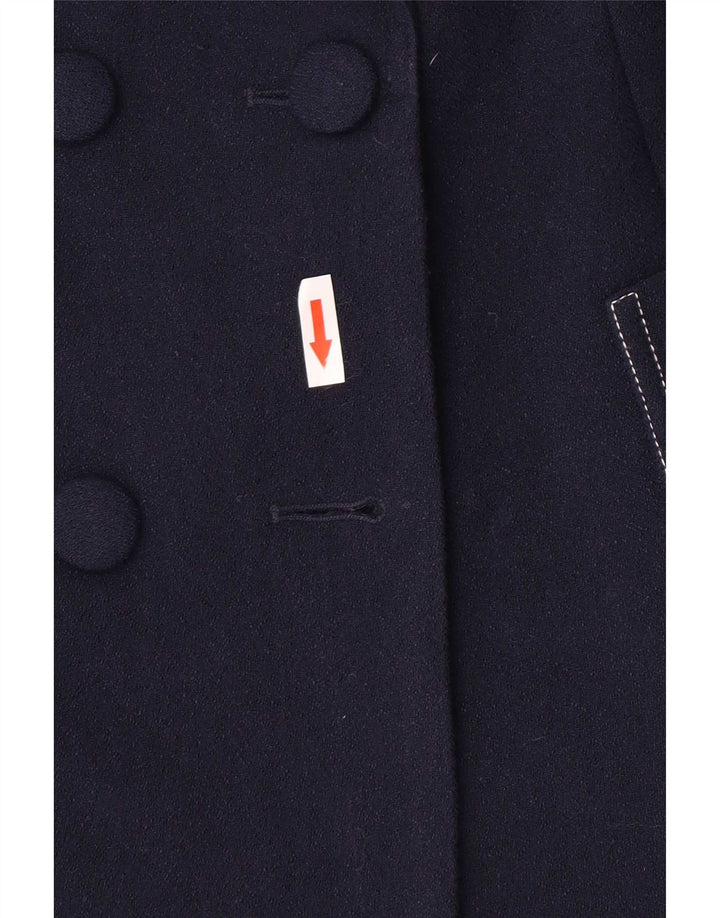 Sisley Damen Zweireiher-Blazerjacke IT 46 Large Marineblau