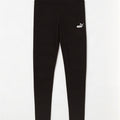 Puma Damen Leggings UK 12 Medium Schwarz Baumwolle