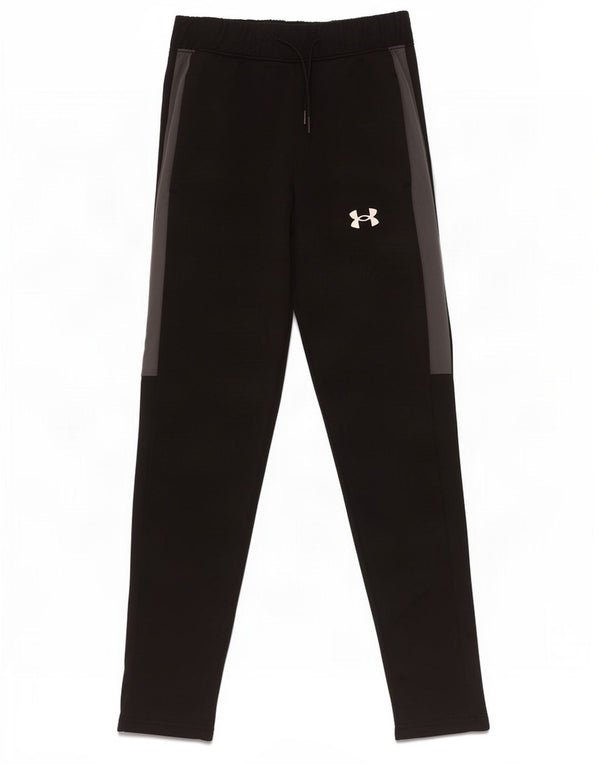 Under Armour Womens Tracksuit Trousers UK 4 XS Black Colourblock Polyester