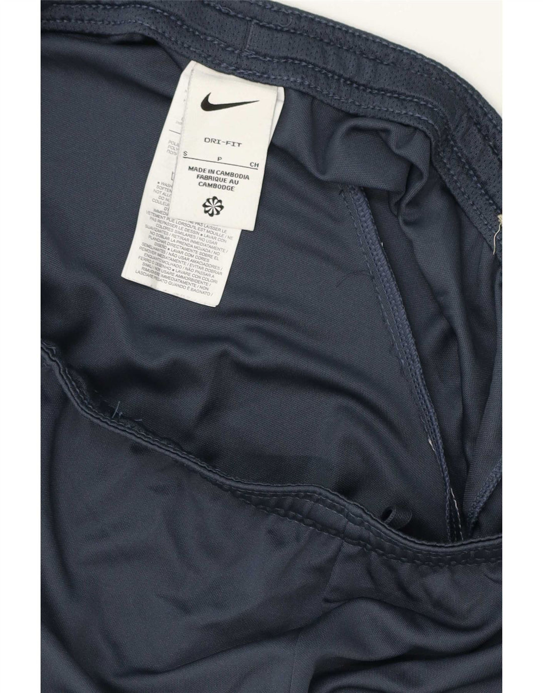 Nike Herren Dri Fit Sportshorts, Größe S, Marineblau, Farbblock-Polyester