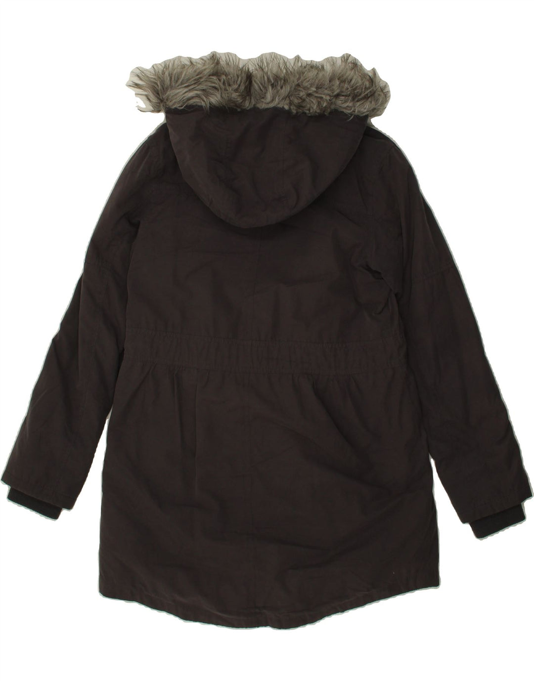 OASIS Womens Hooded Parka Jacket UK 6 XS Black Polyester Vintage Oasis and Second-Hand Oasis from Messina Hembry 