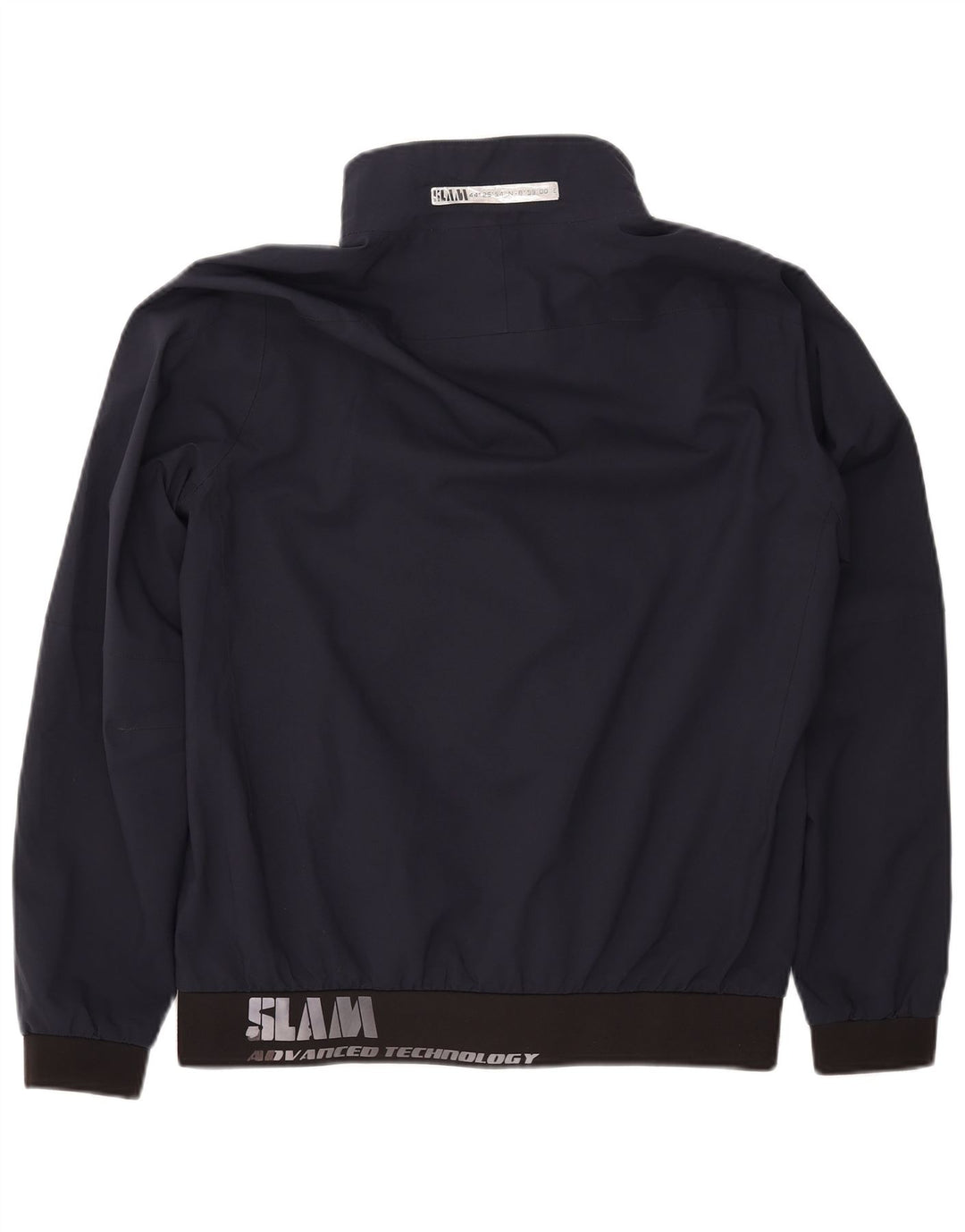 SLAM Herren-Bomberjacke mit Grafik, UK 40, Größe L, Marineblau, Polyester